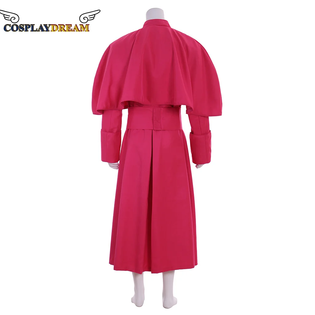Косплей мечта Римский красный священник касканчик Костюм средневековый мужской
