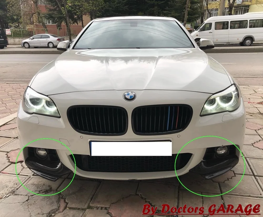 Передний бампер для BMW F10 5 серии 2011 2012 2013 2014 2015 2016 автомобильный разветвитель