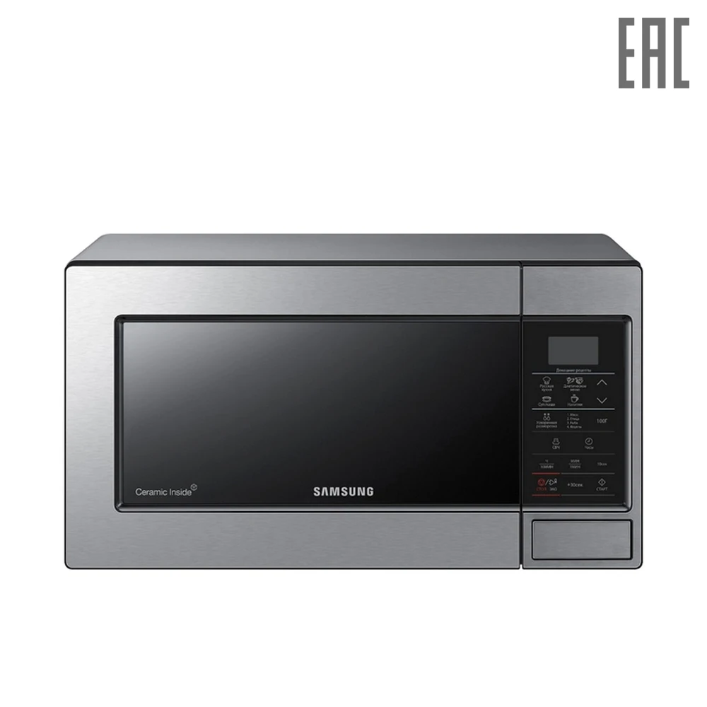 Микроволновая Печь Samsung ME83MRTS/BW 23л. 800Вт нержавеющая сталь | Бытовая техника