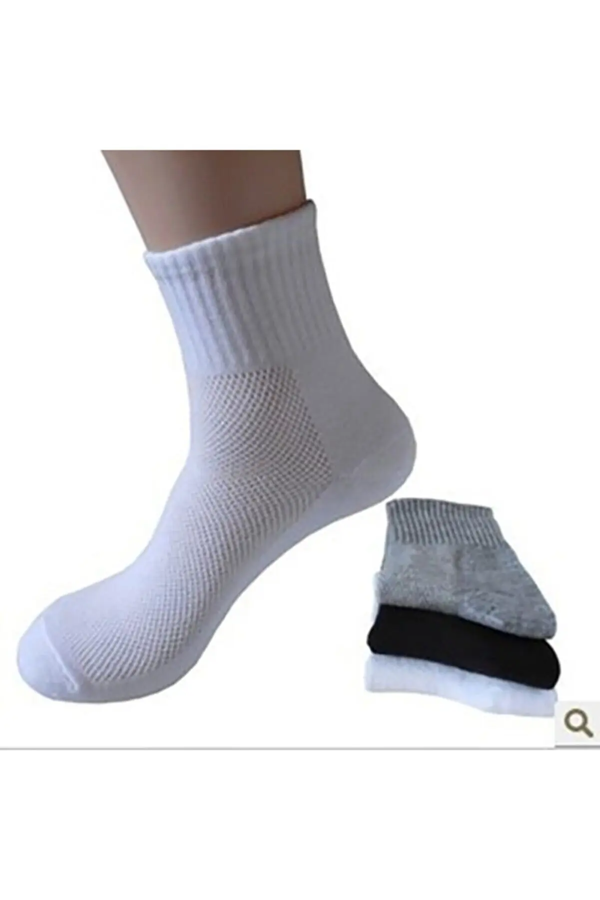 6 Pairs Extra Soft Multicolored Unisex Bamboo Socks Seamless Nose Sweatproof