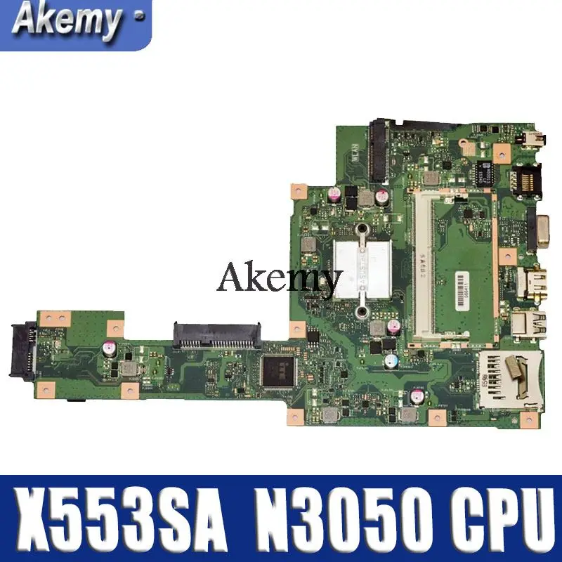 

Материнская плата для ноутбука Amazoon X553SA для For Asus X553SA X553S X553 протестированная оригинальная материнская плата N3050 CPU