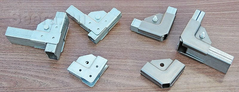 Крепёж для профильной трубы Г-образный Толщина 1 2 мм покрытие цинк - купить по