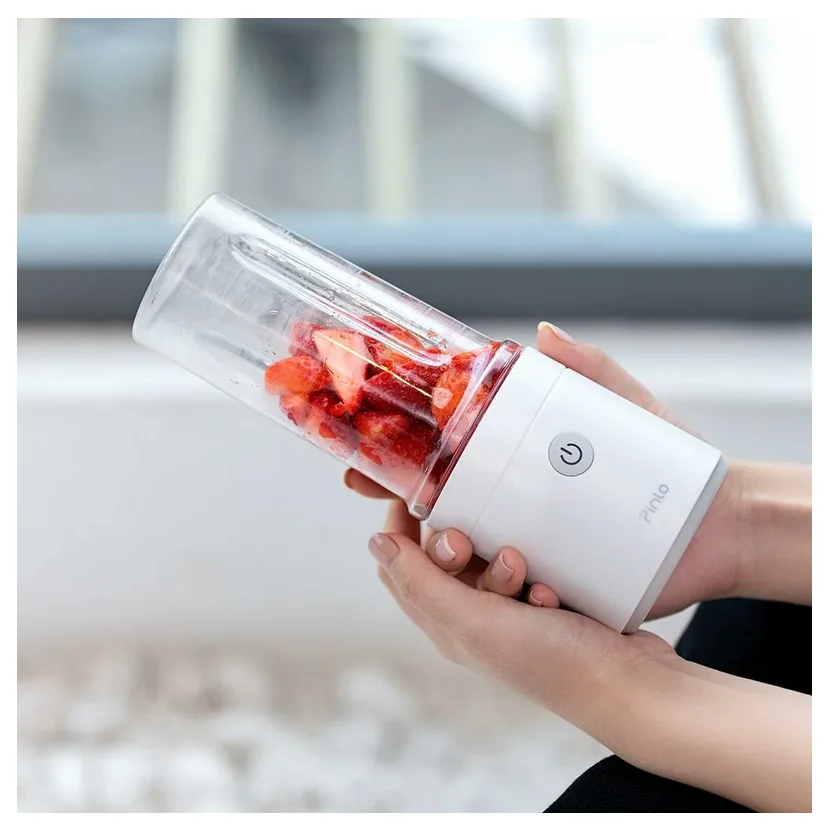 Блендер Xiaomi Pinlo Hand Juice Machine cоковыжималка для фруктов Youpin 350 мл портативная USB PL-B007W2W