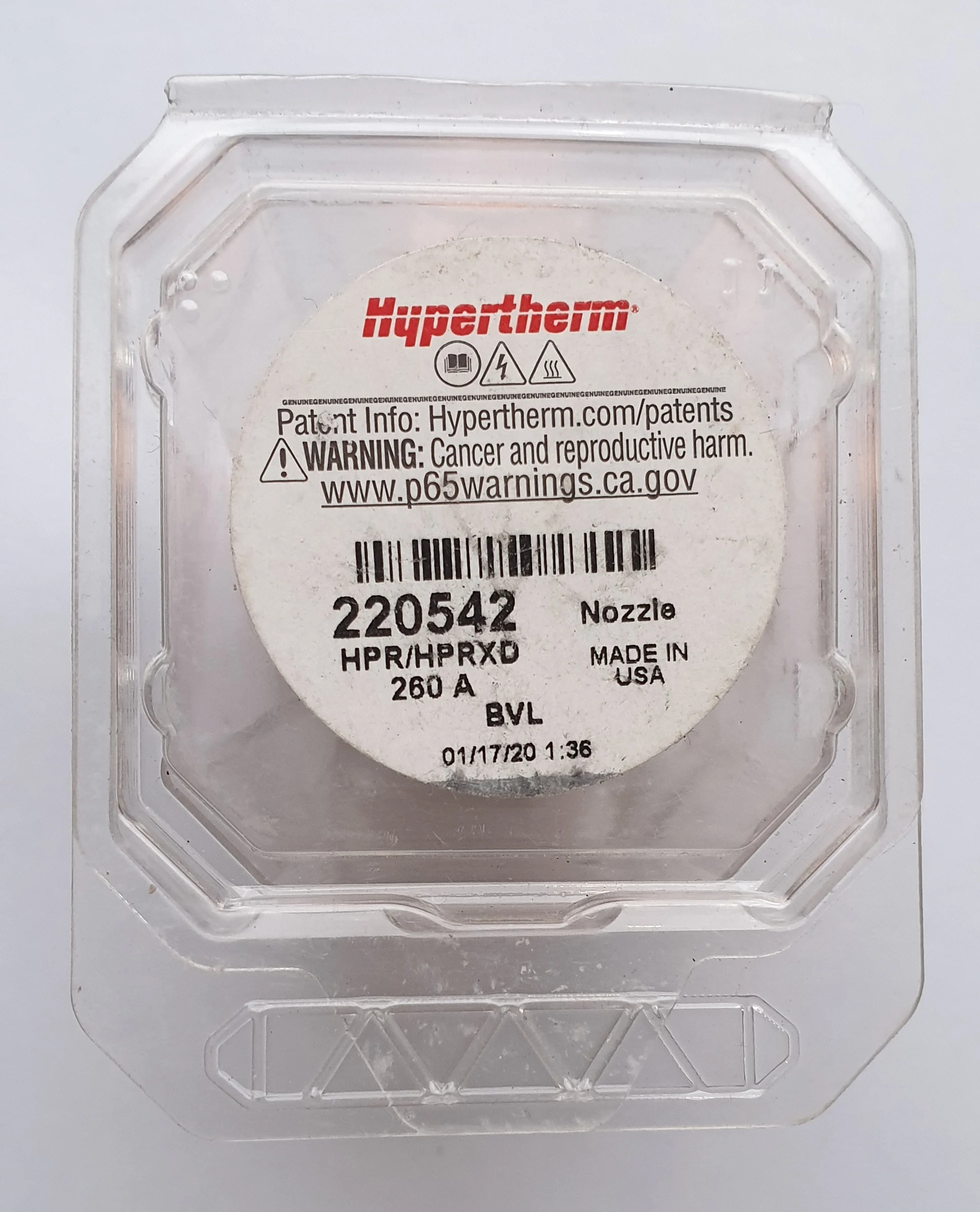 Сопло 220542 для плазменной резки Hypertherm HPR XD |