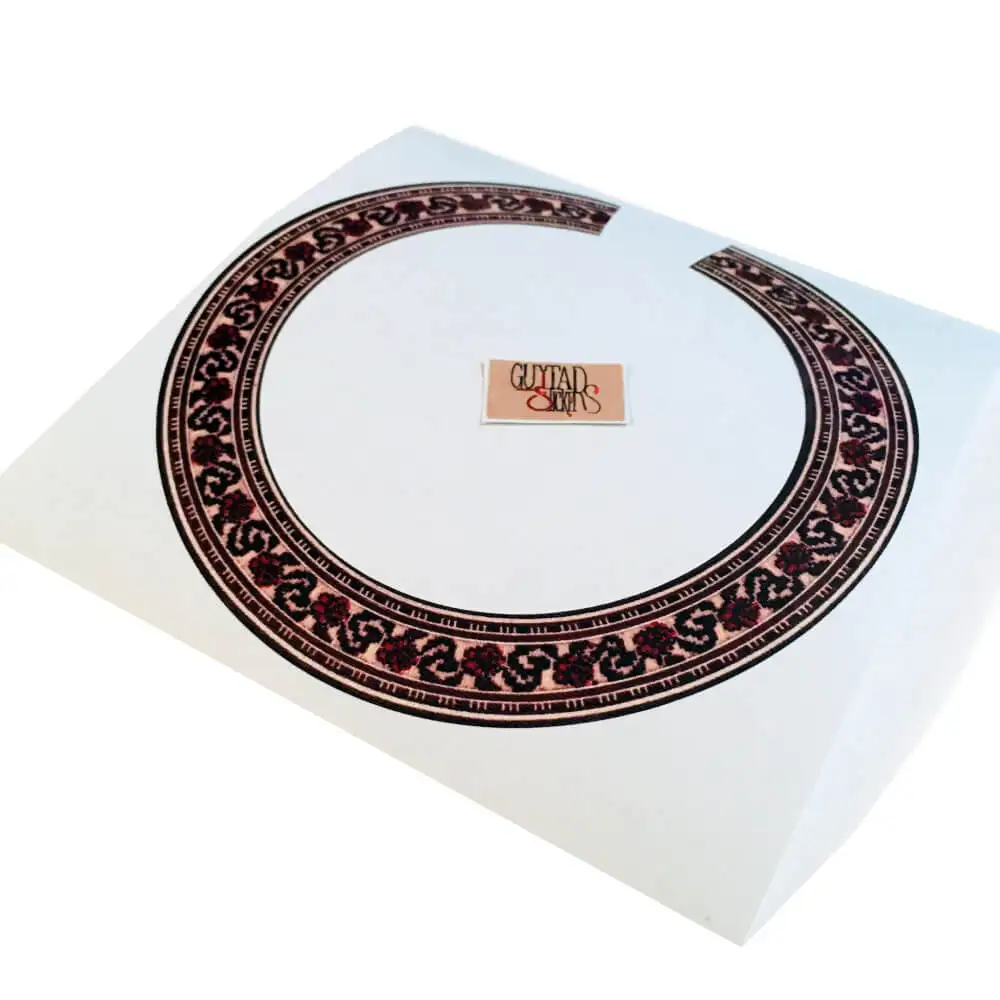 &quotНа розетку классики №2&quot круглая виниловая наклейка на голосник гитары |