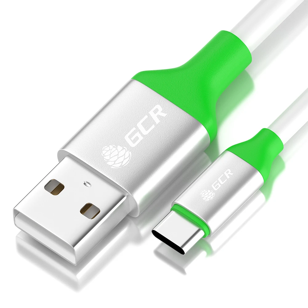 GCR Кабель USB Type C для телефона Android быстрая зарядка смартфона планшета Samsung Xiaomi Huawei