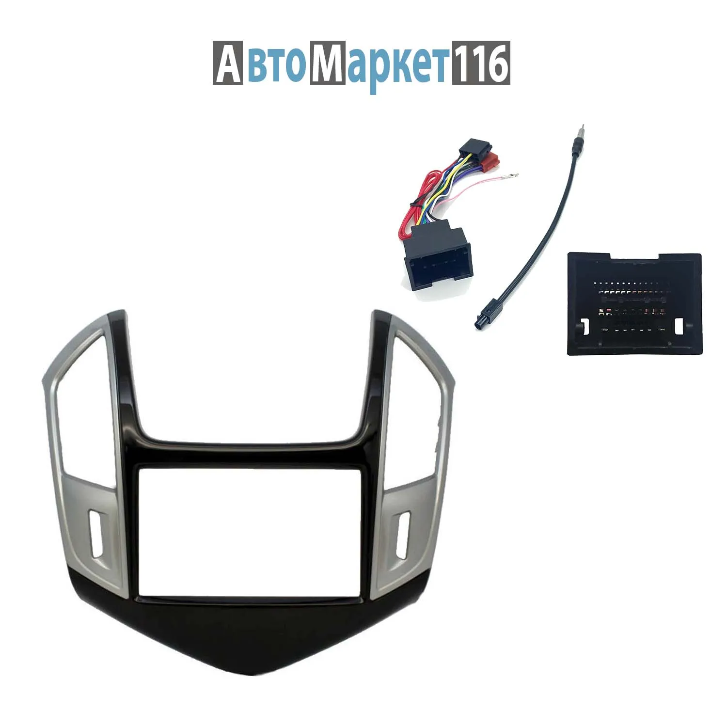 Переходная рамка Chevrolet Cruze 2013+ 2DIN (рамка Шевроле Круз 2Дин) (178*102мм.) | Автомобили и