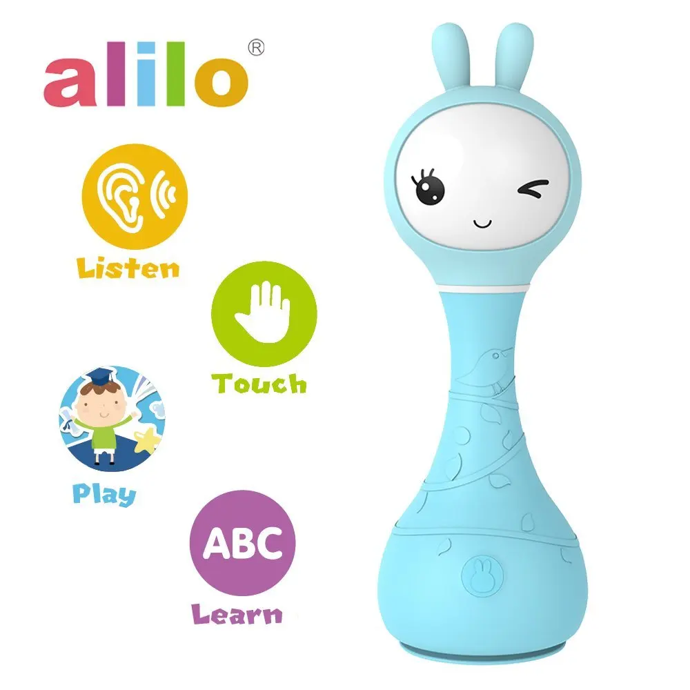 R1 Alilo Smarty Bunny Новорожденные электронные погремушки с рассказами музыкальный