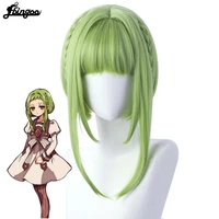 ebingoo toilet bound hanako kun nanamine sakura cosplay wig short green anime wig synthetic heat resistant fibre wigs for woman
