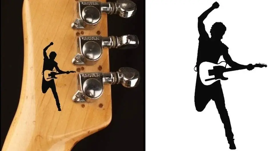 Брюс Спрингстин фигурка головной убор гитарная наклейка виниловое украшение на