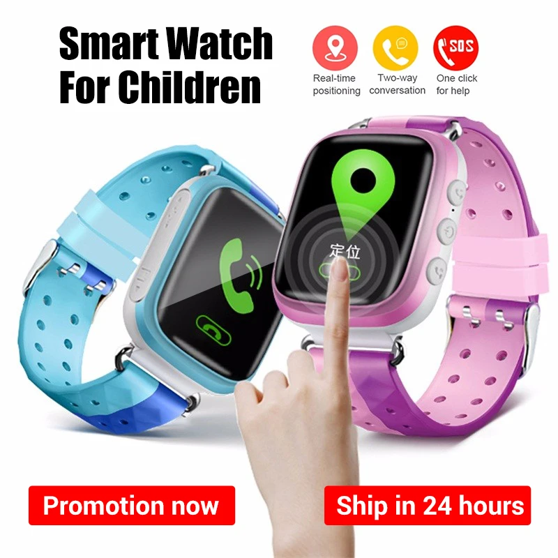 Детские Смарт-часы 2020 встроенный LBS позиционирование SOS Вызов защита от потери