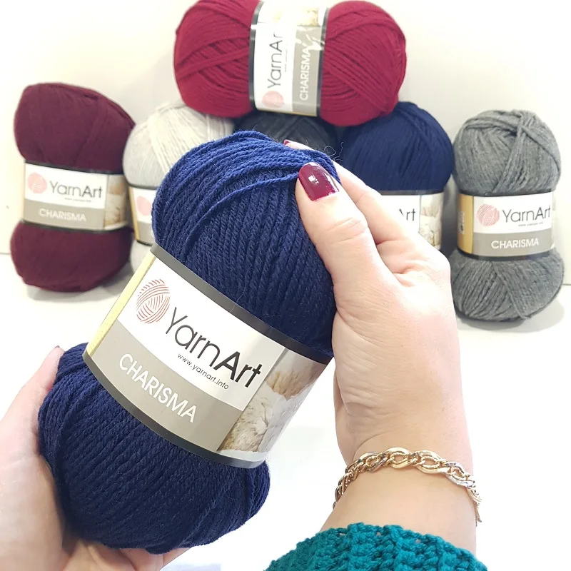 

Yarnart Charisma Yarn 100gr-200mt %80 Wool %20 Acry DIY Hand Knitting Crochet Thread Beanie Sweater Kids Adults Autumn Winter