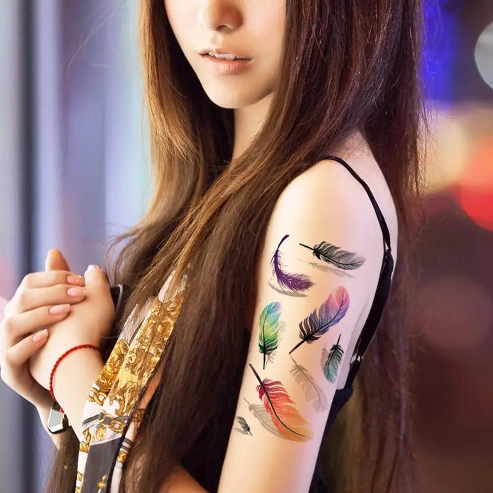 3D наклейки для временных татуировок временные на корпусе Водонепроницаемый