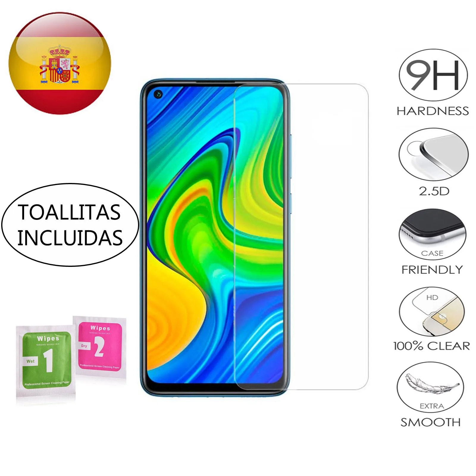 Закаленное стекло для защиты экрана Xiaomi Redmi Note 8 9 7 Pro 8T Премиум качество|Защитные