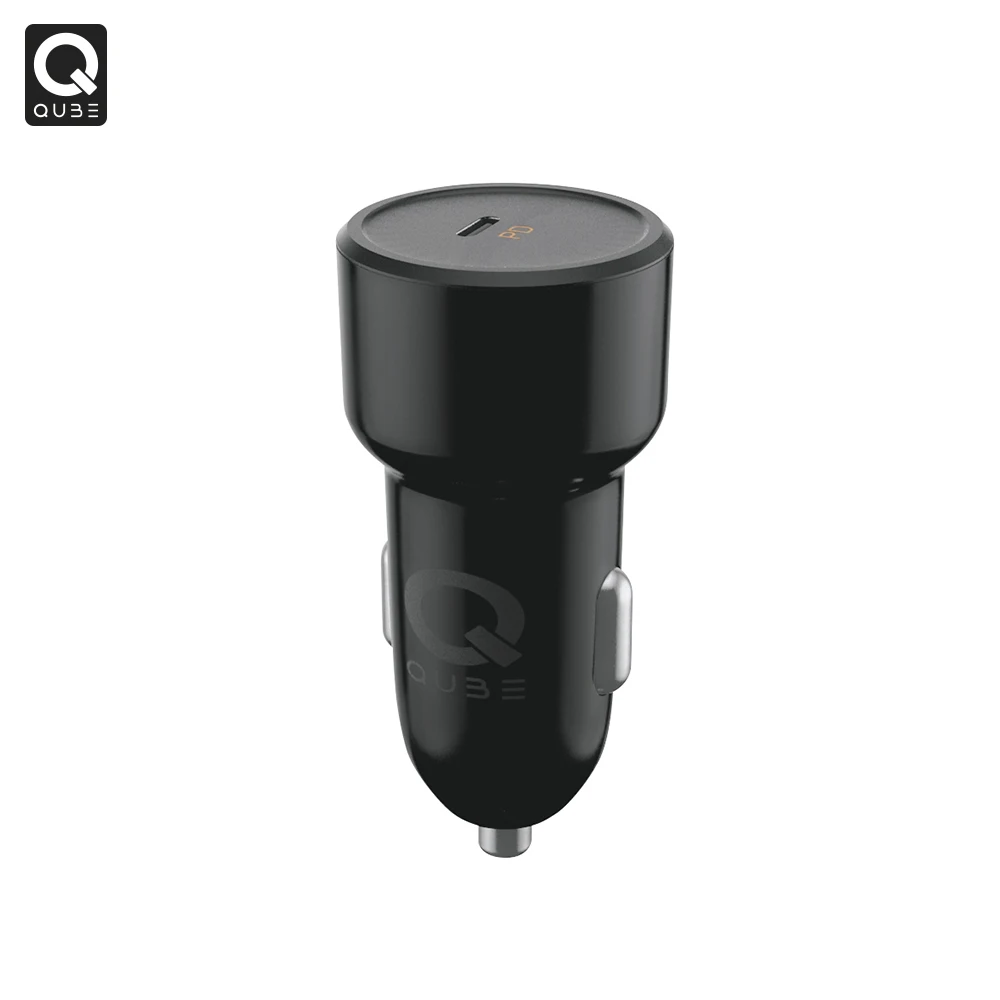 Автомобильное зарядное устройство QUB QCPDBLK (1 Type-C Power De | Мобильные телефоны и