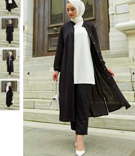 Dress abaya xxxl xxxxl big size Spring evening skirt tunik muslim modasena dubai Classic Dual Suit 100MD-1034 | Тематическая одежда
