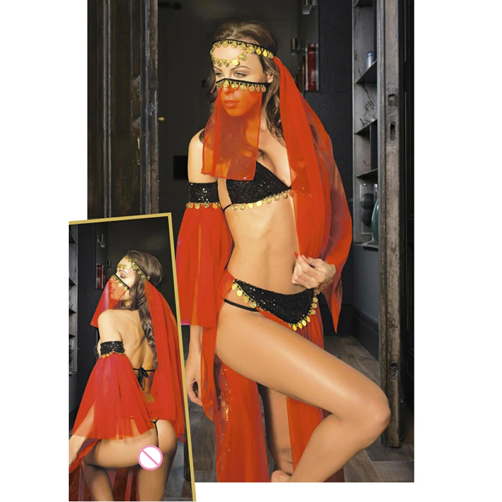 Восточная тюль для танца живота модный костюм искусственная золотая лира детали