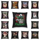 Наволочка в скандинавском стиле с забавными гремлинами, Мягкая Наволочка с изображением героев фильма, диванная подушка Mogwai в стиле ретро, наволочка для научной фантастики, украшение для дома