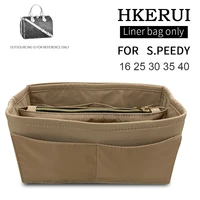 for speedy16 25 30 35 40 premium nylon insert bags organizer non detachable zipper bag organize inner purse base shaper handmade