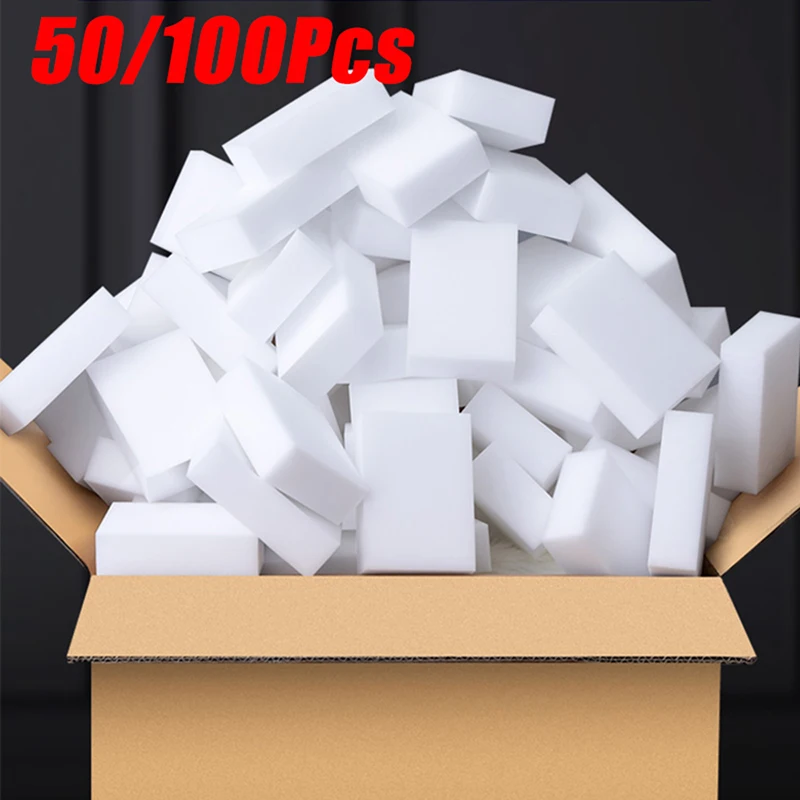 

50/100 шт., меламиновые губки для кухни