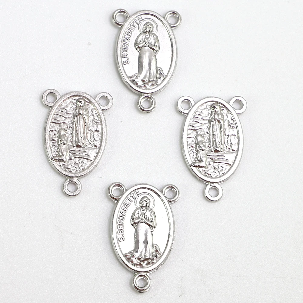Набор из 100 штук Католические медали св. Бернадетт грот от Lourdes Rosary Centerpieces |
