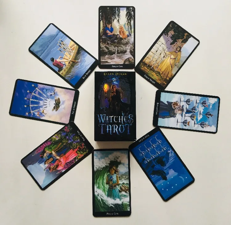 Карты Таро ведьмы карты отжимаемые английский дикие животные гадания дикая