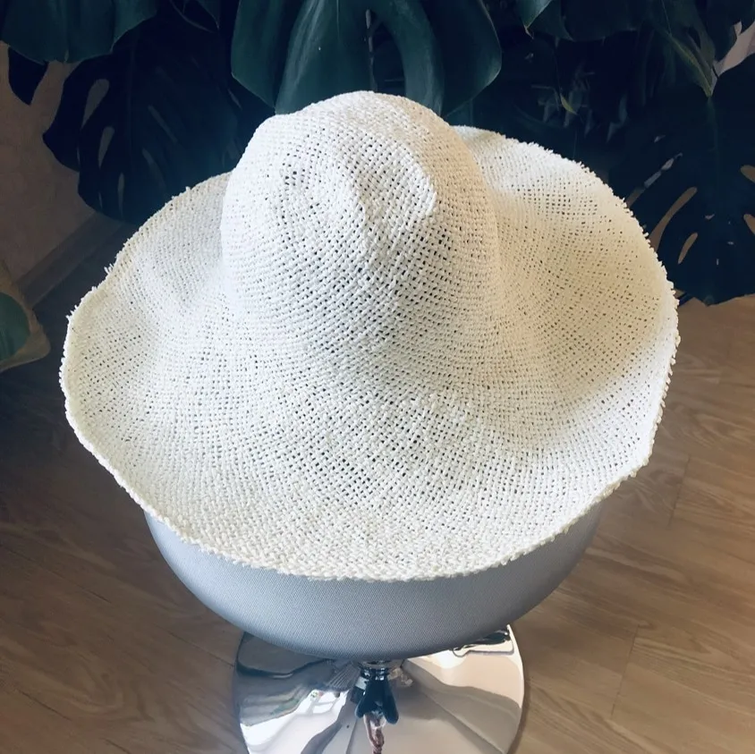 Соломенный колпак летний идея для творчества панама шляпа женская козырек от
