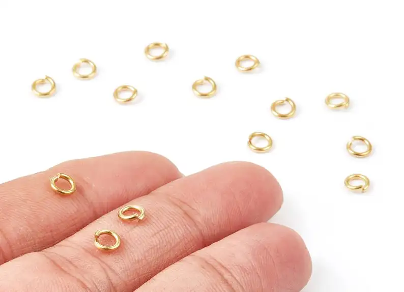 

Brass Open Jump Rings - 1.0x5mm - Raw Brass Open Jump Rings - Circle Jump Rings - 200PCS/LOT - PP2138