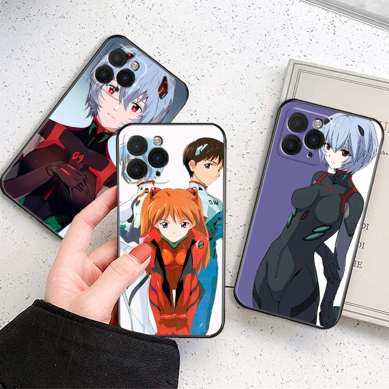 

New Japan Anime Neon Genesis Evangelion EVA Phone Case For iPhone 11 12 13 Pro MAX 6 6S 7 8 Plus XS 12 13 Mini X XR SE2020 Cover