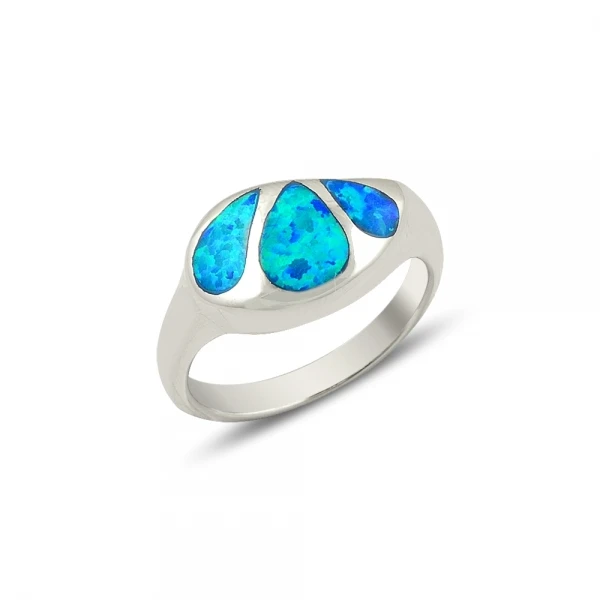 

Серебряное 925 пробы кольцо с опалом