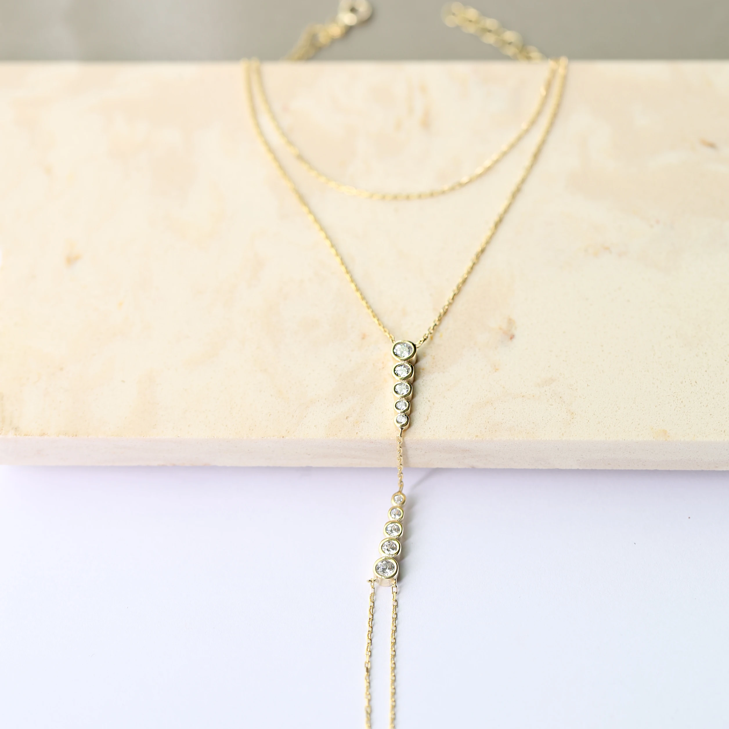 

SPENTA Jewelry Chain And Finger Bracelet 925 Silver Zircon Stone Bracelet Handmade In Turkey