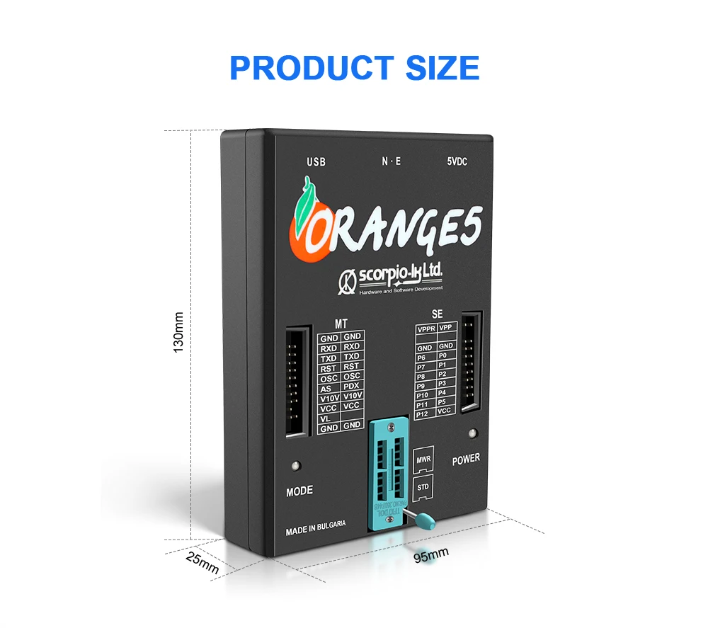 Orange5 программатор полный набор OEM оранжевый 5 программатор с полным адаптером и аппаратное обеспечение устройства+ Расширенная функция