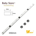 450 мм (18 дюймов) алюминиевый угловой слайдер