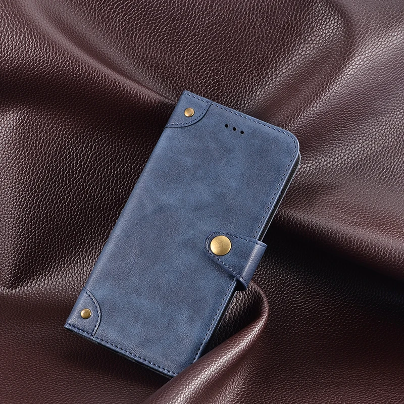 Кожаный чехол для Xiaomi Redmi 8 чехол-бумажник Обложка книги магнитный ударопрочный