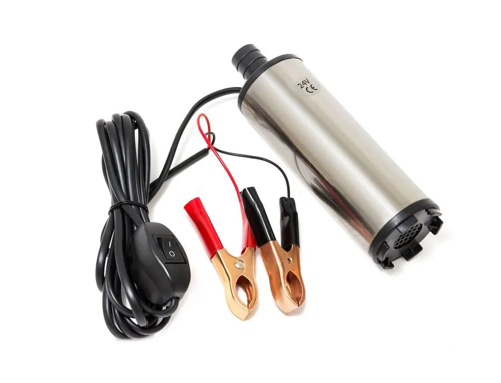 Насос для перекачки топлива (24V, 60W, 30л/мин, ?51мм,? выходного отв. 19мм) Rock FORCE RF-ST33-14