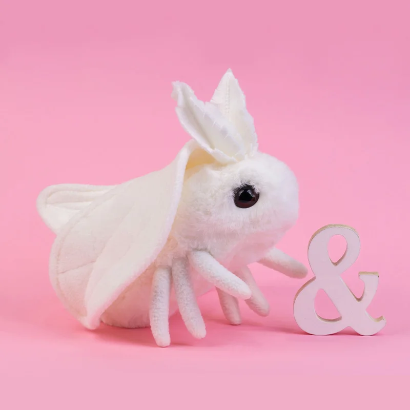 Мягкая игрушка BOOMTS моль &quotМолли&quot белоснежная из искусственного меха - купить