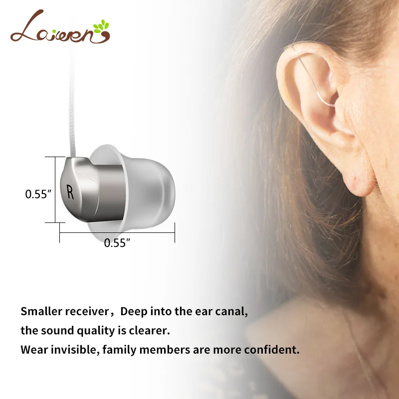 Перезаряжаемый мини слуховой аппарат звуковые усилители Audifonos беспроводные