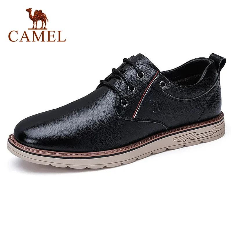 Туфли CAMAEL мужские из натуральной кожи модная повседневная обувь для улицы