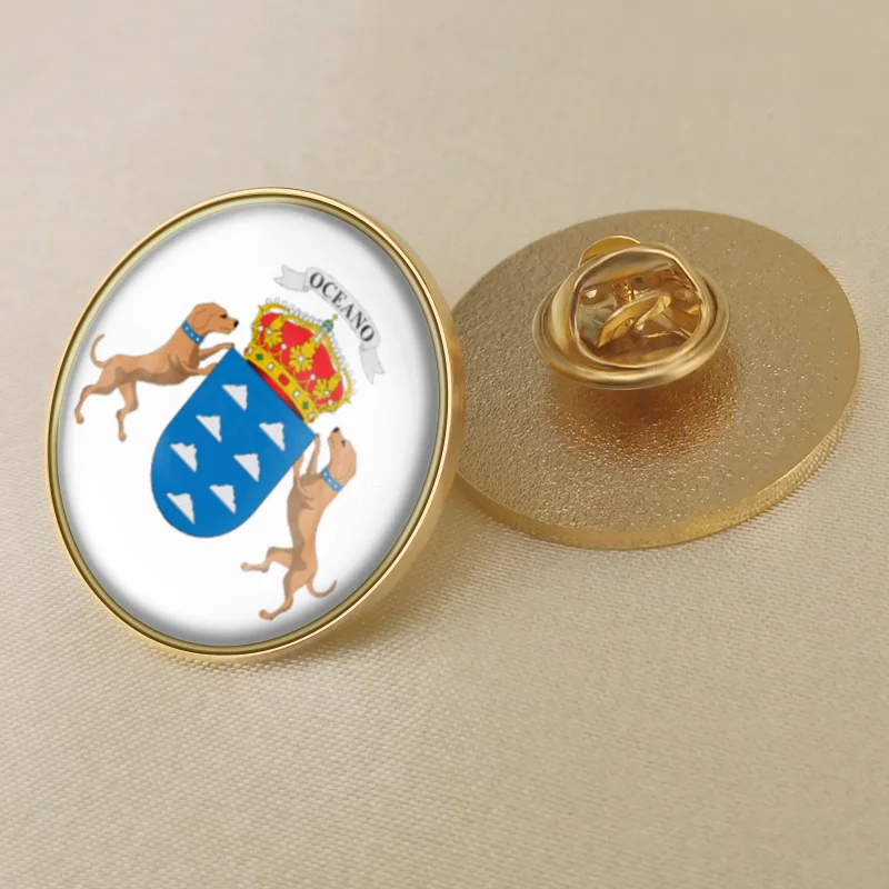 Герб Канарских островов автономное окружение Испании брошь в виде