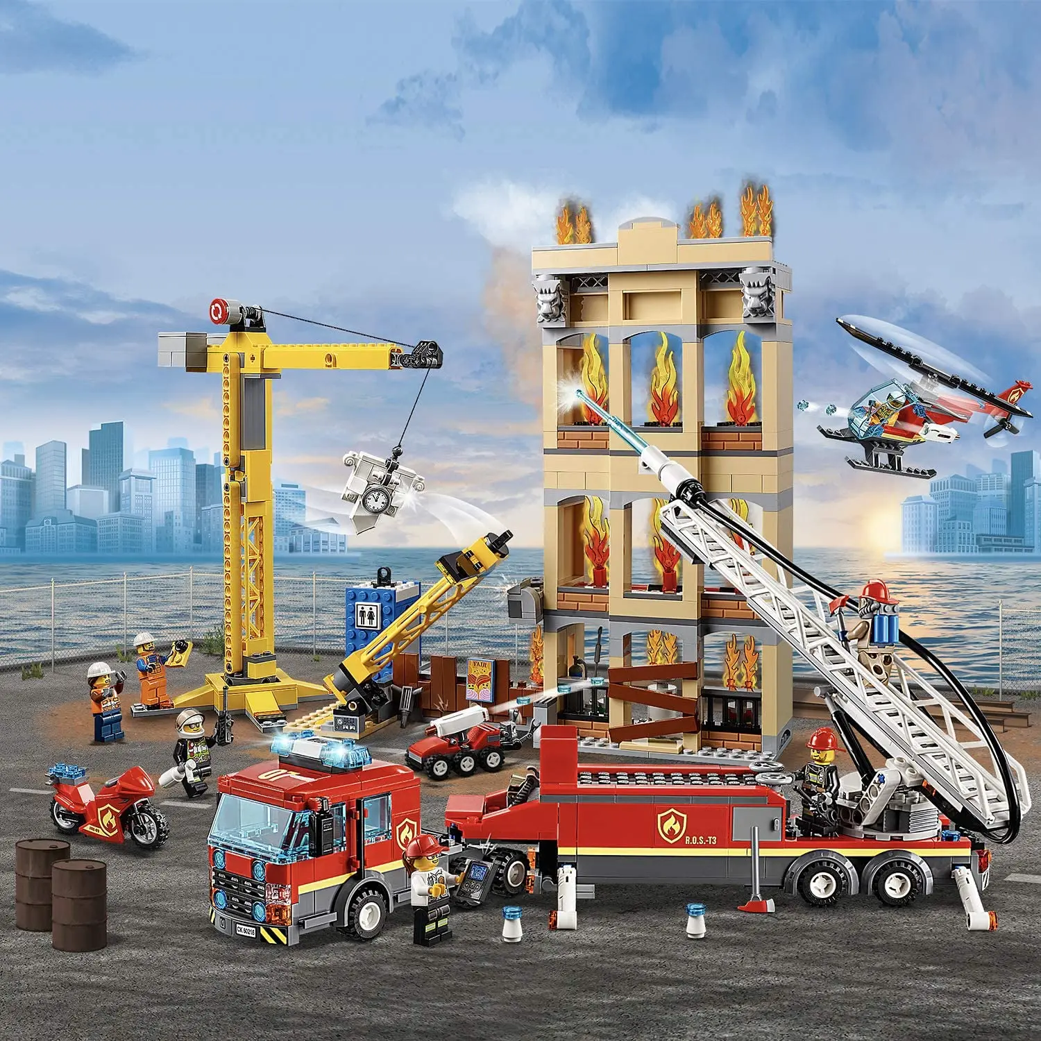 Город LEGO Пожарная служба города 60216 (943 шт.) | Игрушки и хобби