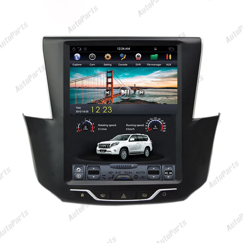 

KUKUZ 10.4" Android 9 Tesla style Car Radio GPS Navigation For Peugeot 408 Auto Stereo Video DVD Multimedia Player Head Unit IPS