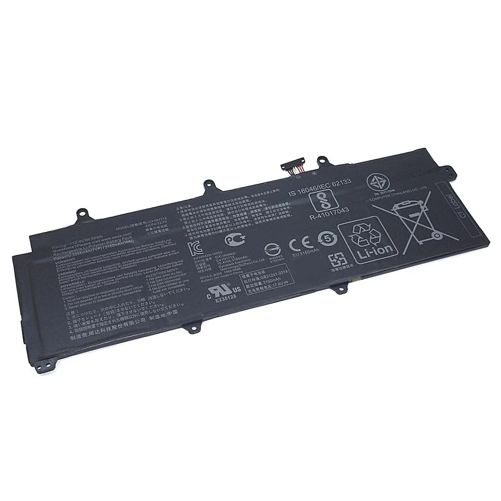 Аккумуляторная батарея для ноутбука Asus GX501 (C41N1712) 15 2V 50Wh черная | Компьютеры и офис