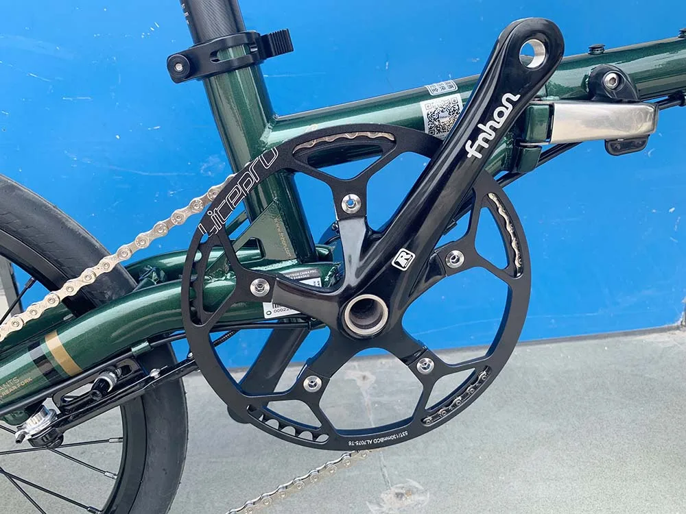 Fnhon Gust CR-MO стальной складной велосипед 1" 305 349 Minivelo мини веловелосипед городской коммутирующий велосипед V тормоз 9 скоростей