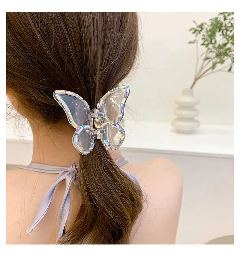 

Заколки для волос с жемчужинами и бабочками женские, крабы с зажимами, милые украшения для волос, модные аксессуары для волос для девушек и ж...