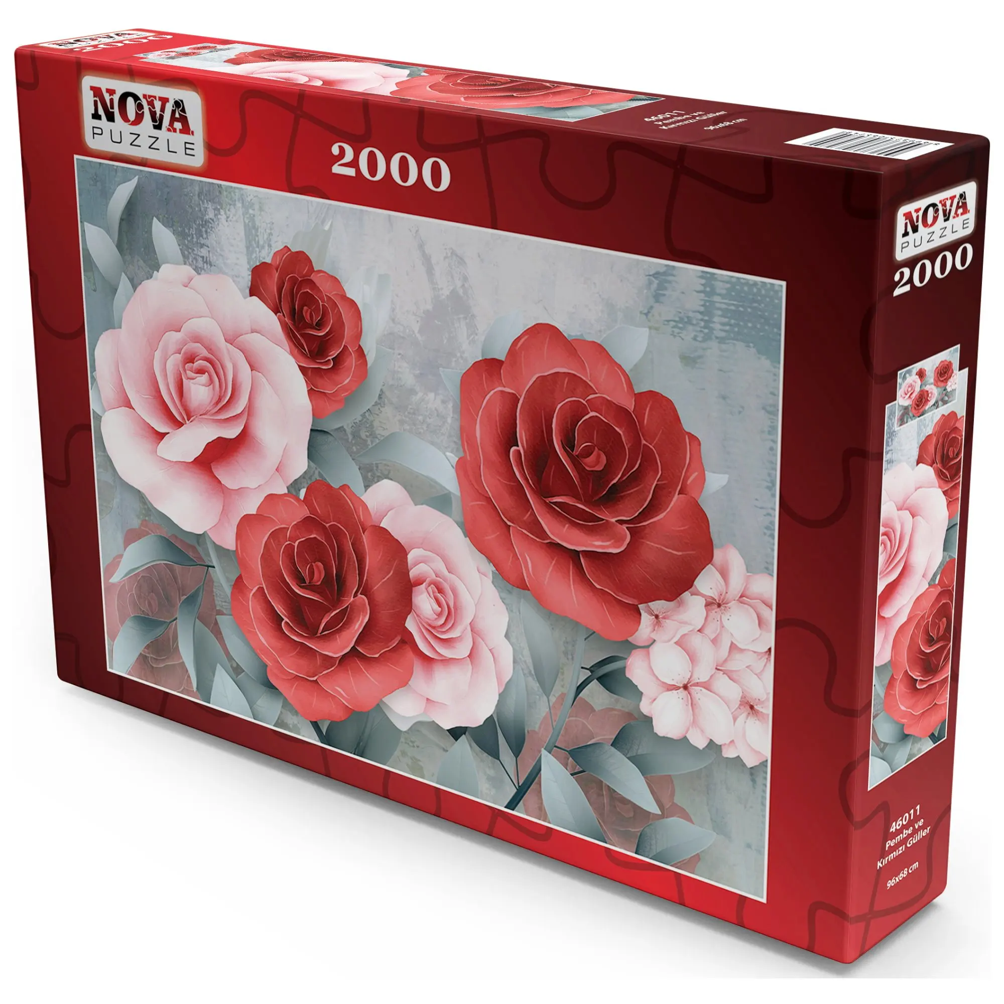 Nova пазл 46011 - 2000 штук розовые и красные розы мозаика паззл для взрослых-корсаж