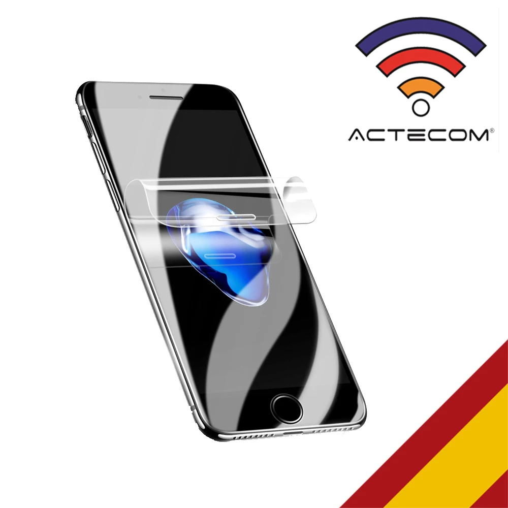ACTECOM hydrogel screen Protector for Iphone 7 Plus, 8 Plus Flexible membrane anti-scratch sheet self repair