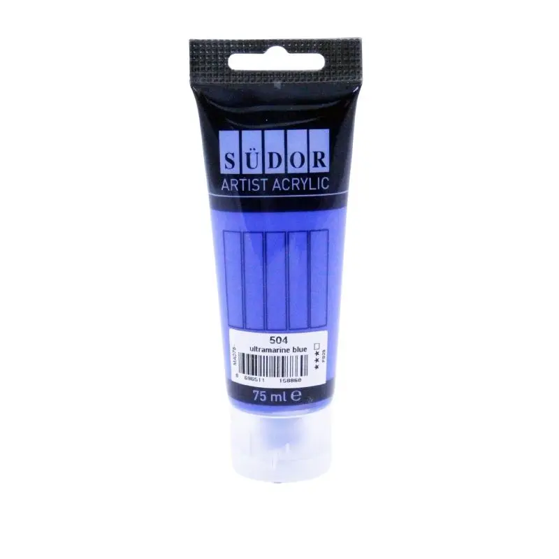 Südor художник акриловая краска трубкой внутри 75 мл &quotультрамарин&quot цвет холст