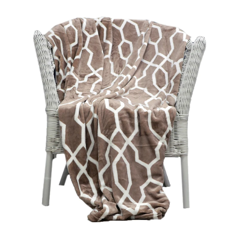 Плед Покрывало на кровать Одеяло Belezza Валенсия 200х220 см Микрофибра Плюшевое