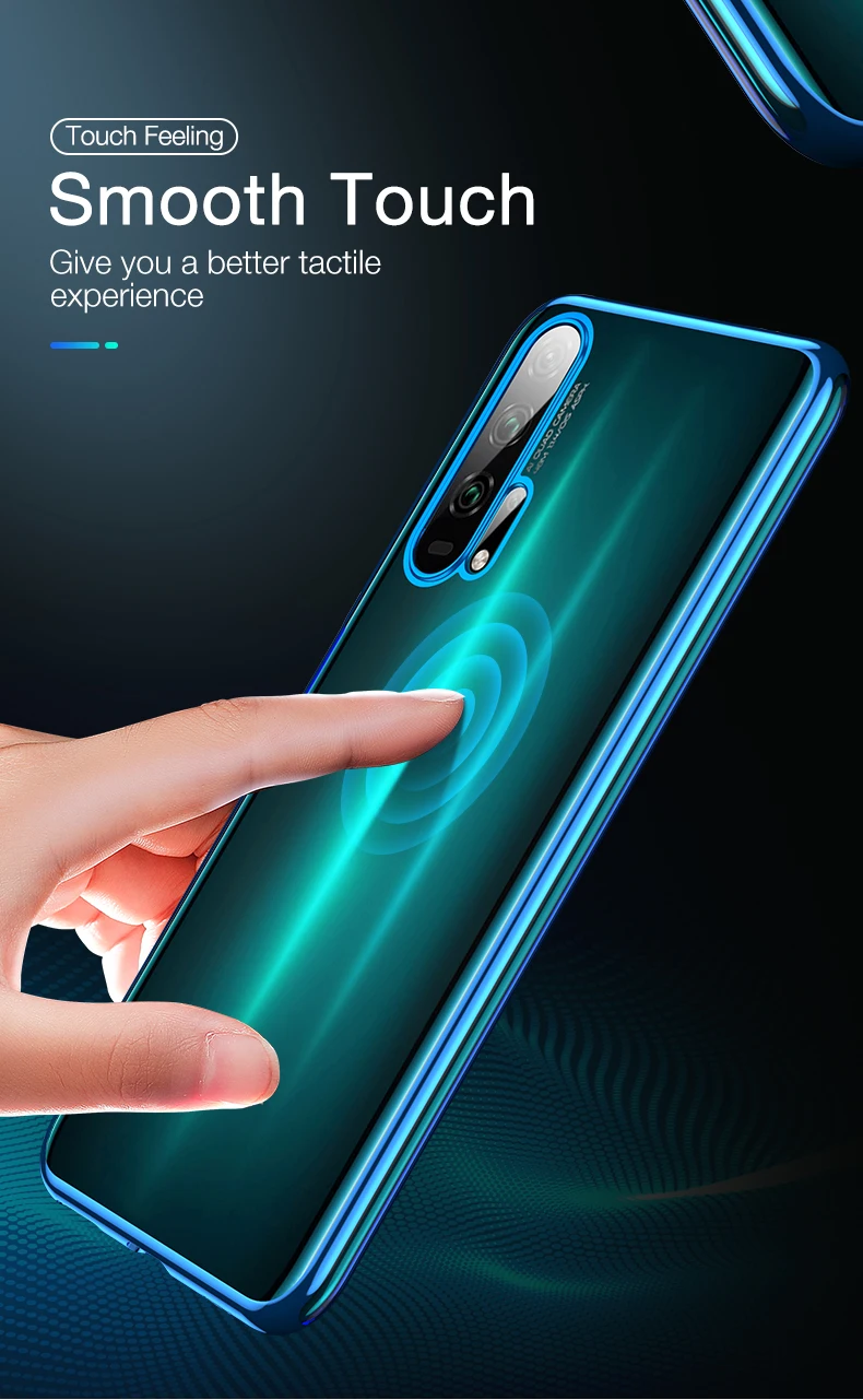 CAFELE новейший чехол для huawei honor 20 pro Мягкий ТПУ ультра тонкий смешанный силиконовый прозрачный блестящий чехол для honor 20