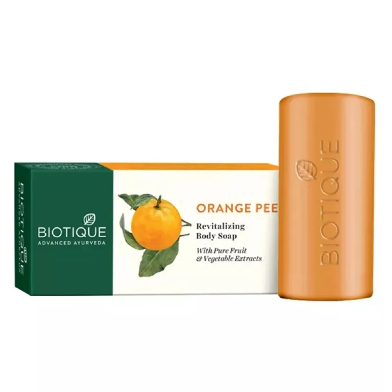 мыло-скраб Апельсин Биотик (Bio Orange Peel soap Biotique), 150 грамм